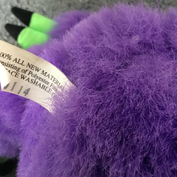 rare European vintage My Pet monster plush toy purple stuffed animal retro - Picture 11 of 12